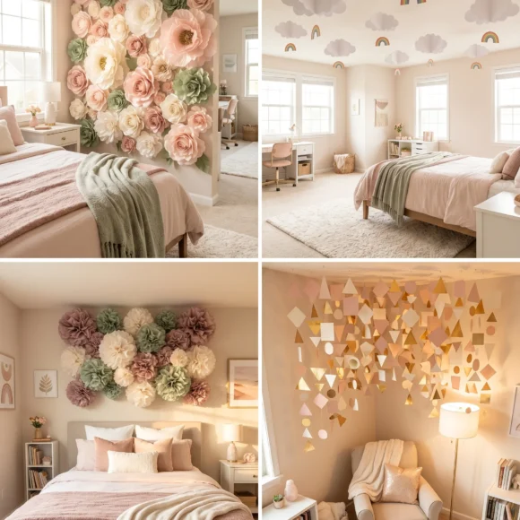 Pinterest paper craft room decor ideas for teens
