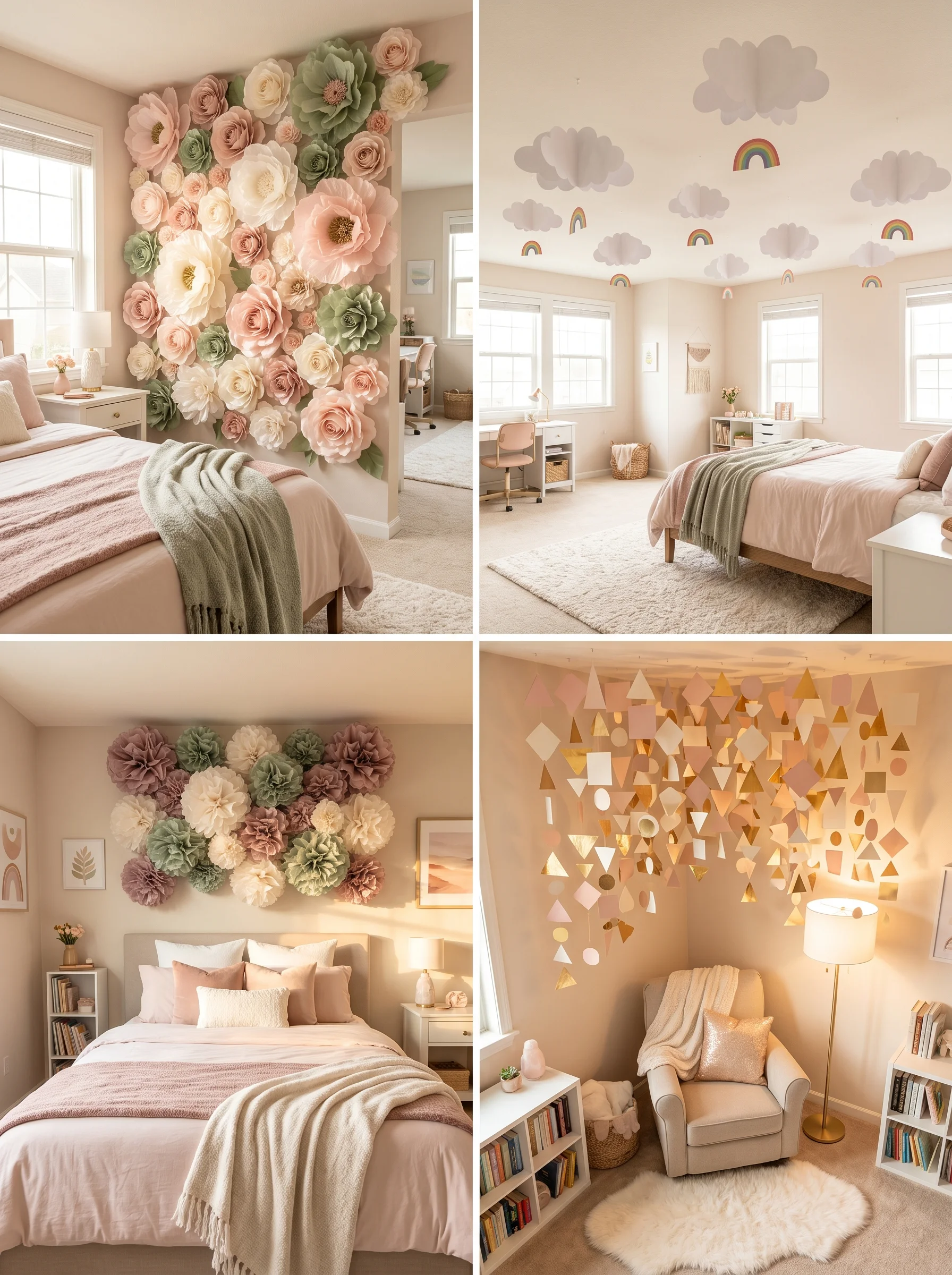 Pinterest paper craft room decor ideas for teens