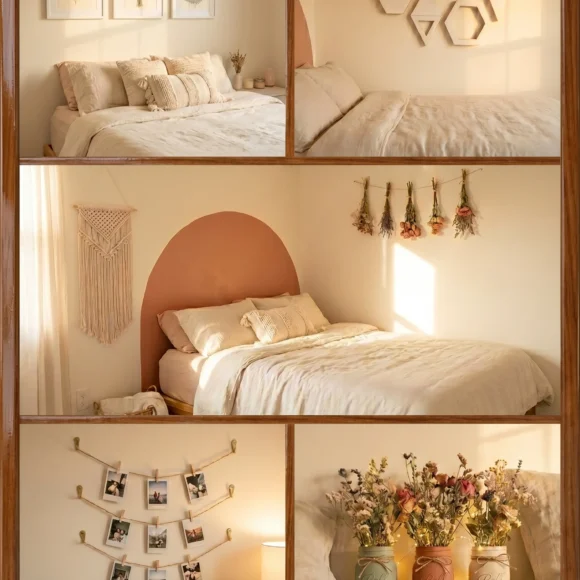 Simple DIY wall decor for small bedroom budget