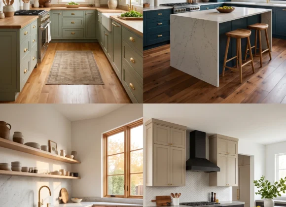 kitchen cabinet color ideas white walls warm wood floors