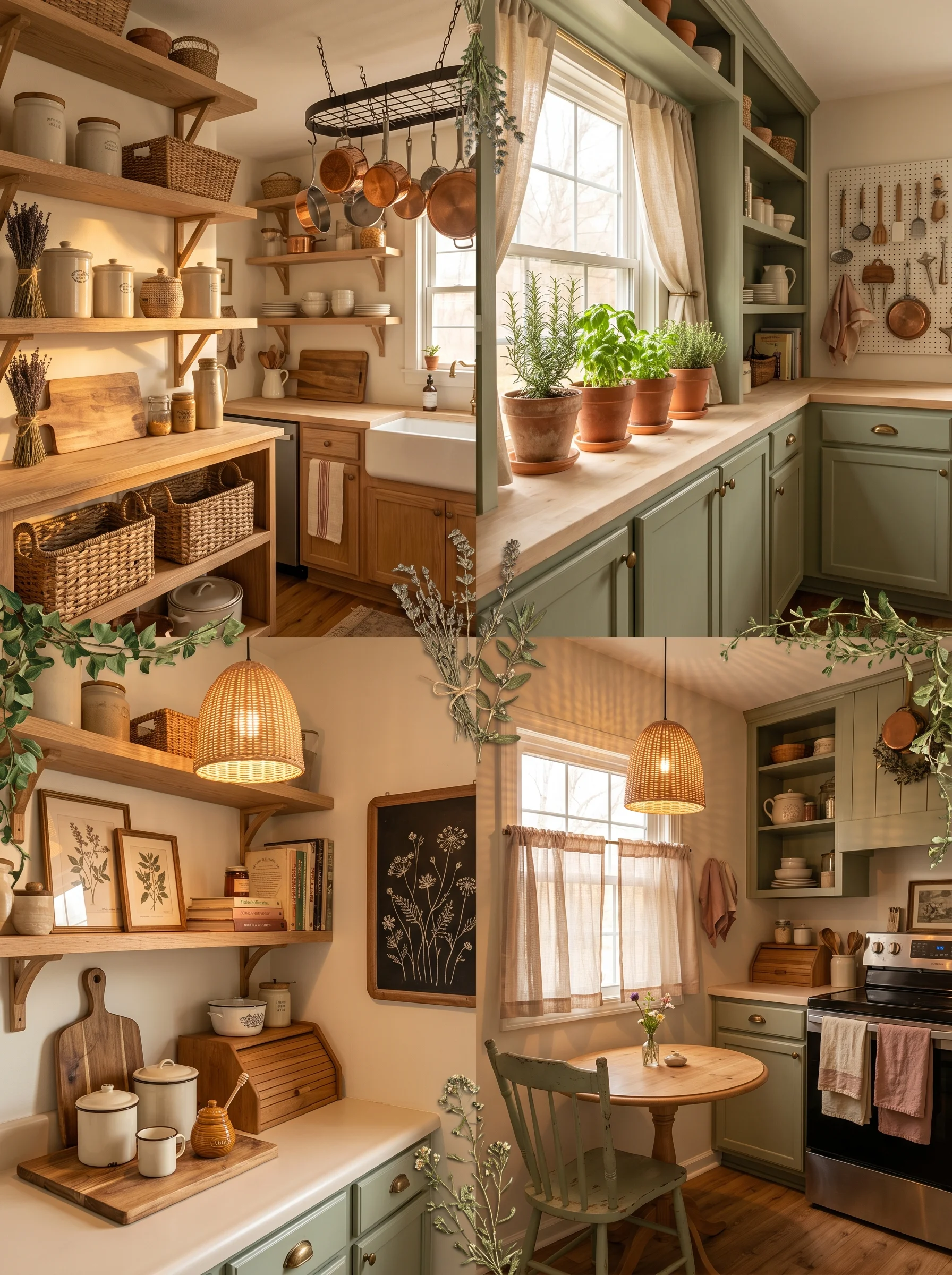 Cozy cottagecore kitchen ideas for small spaces