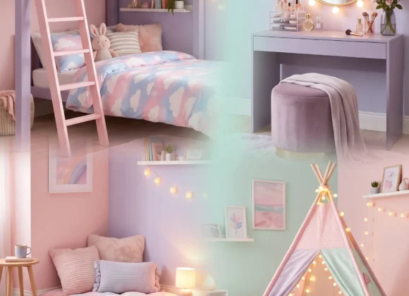dreamy teen bedroom designs pastel color palette