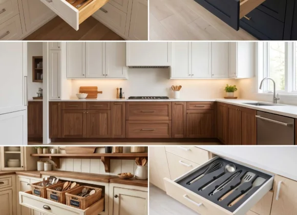 Deep kitchen drawer organization ideas for utensils
