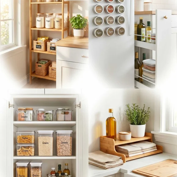 Rental kitchen organization ideas no damage