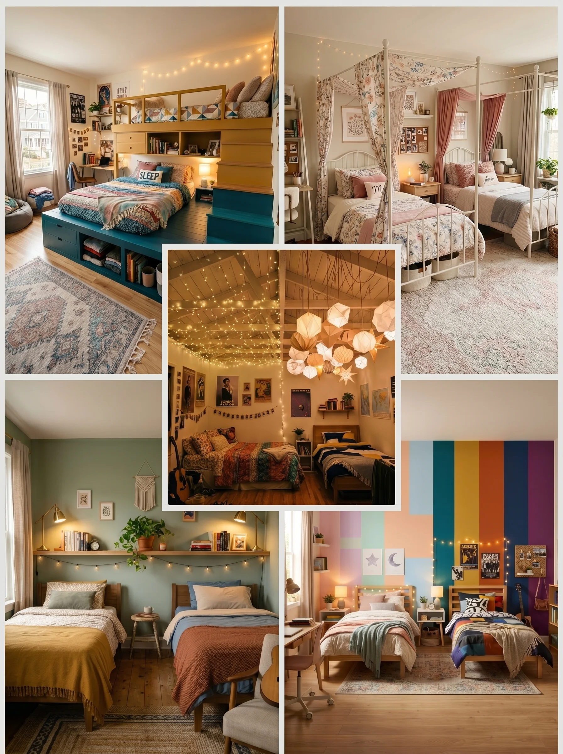 teen bedroom designs for two sisters shared space