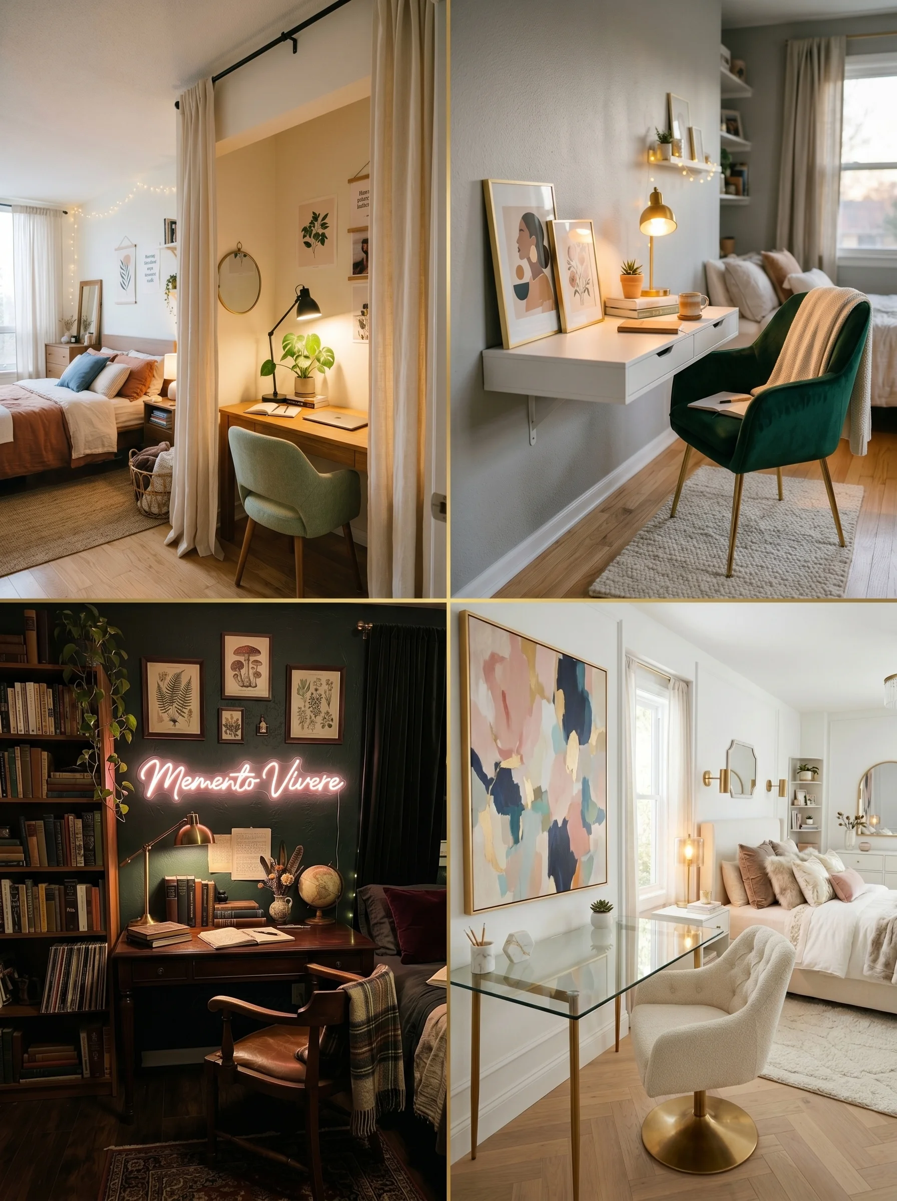 Teen Room Ideas for Girls with Desks