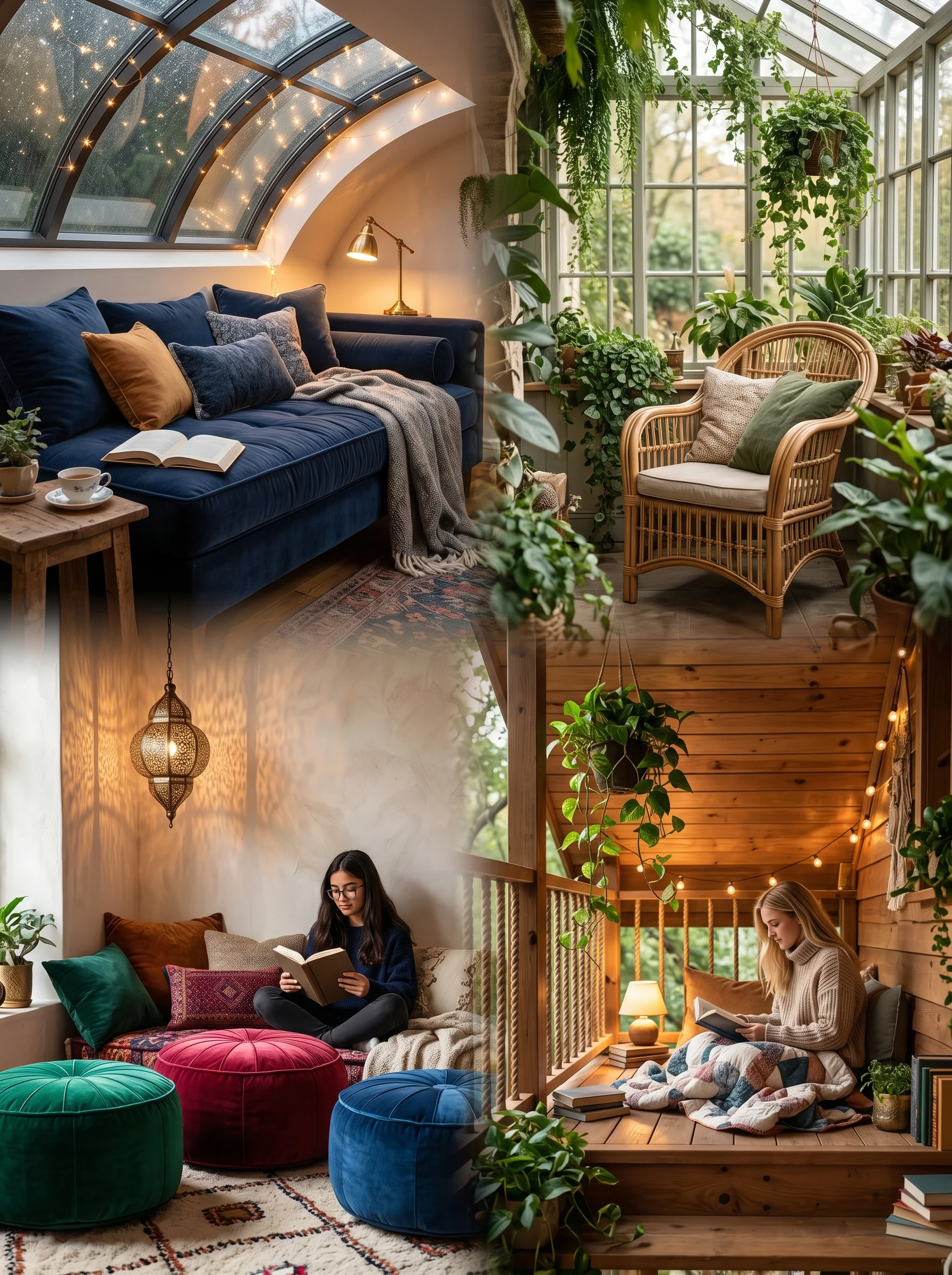 cozy reading corner teen room designs