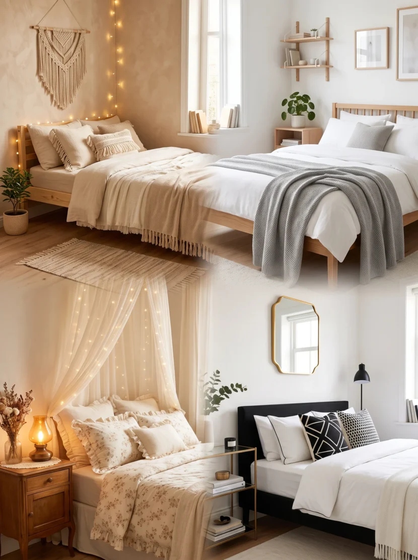 dorm room styles on a budget DIY decor ideas
