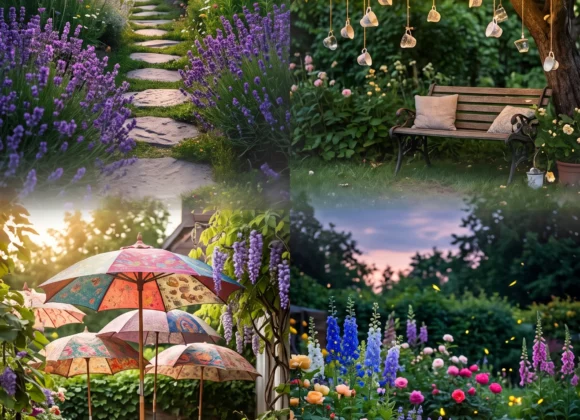 DIY whimsical garden ideas on a budget backyard