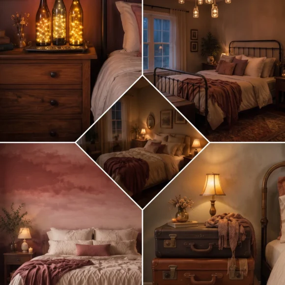 romantic moody bedroom ideas on a budget DIY