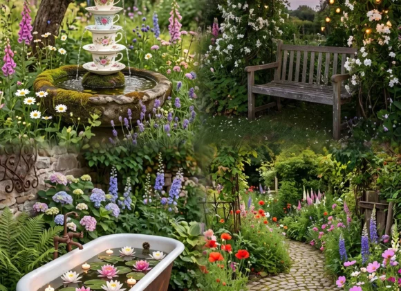 small whimsical garden ideas cottage core aesthetic