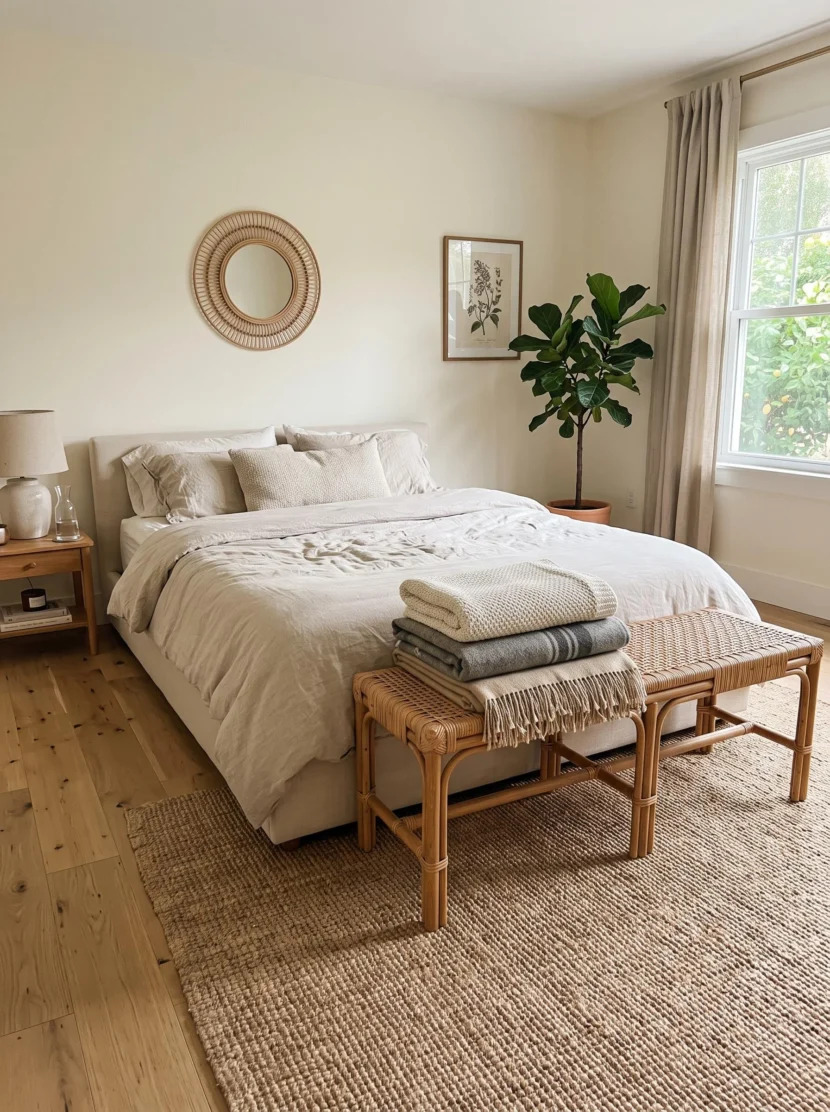 Multi-Functional Bench at Bed's Foot